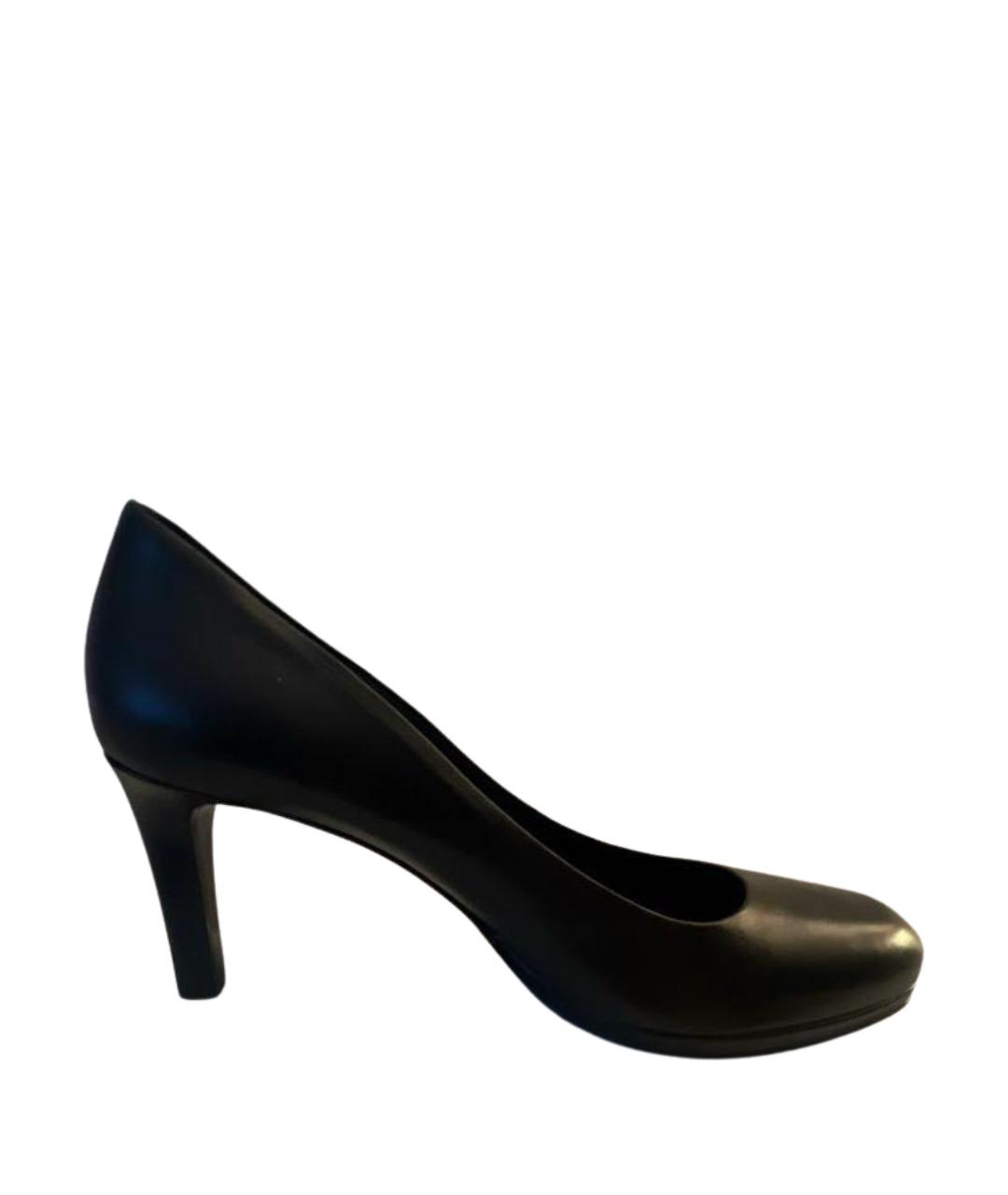 GUCCI Черные кожаные туфли, фото 1