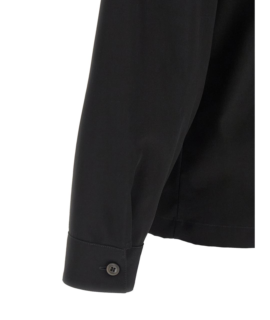 PRADA Черная хлопковая кэжуал рубашка, фото 4