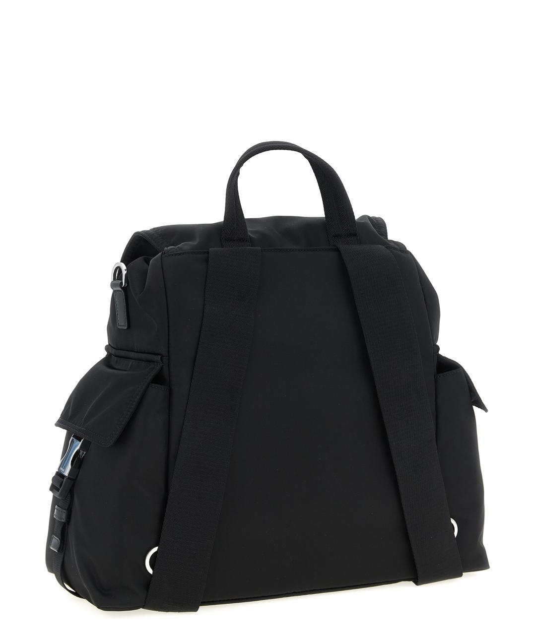 PRADA Черный синтетический рюкзак, фото 2