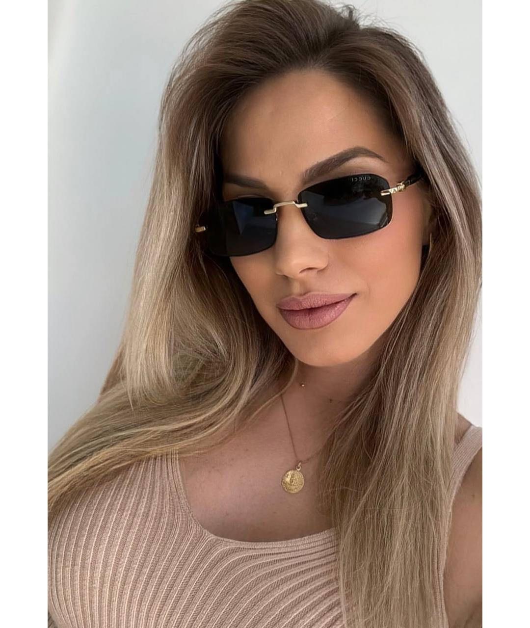 GUCCI Черные солнцезащитные очки, фото 4