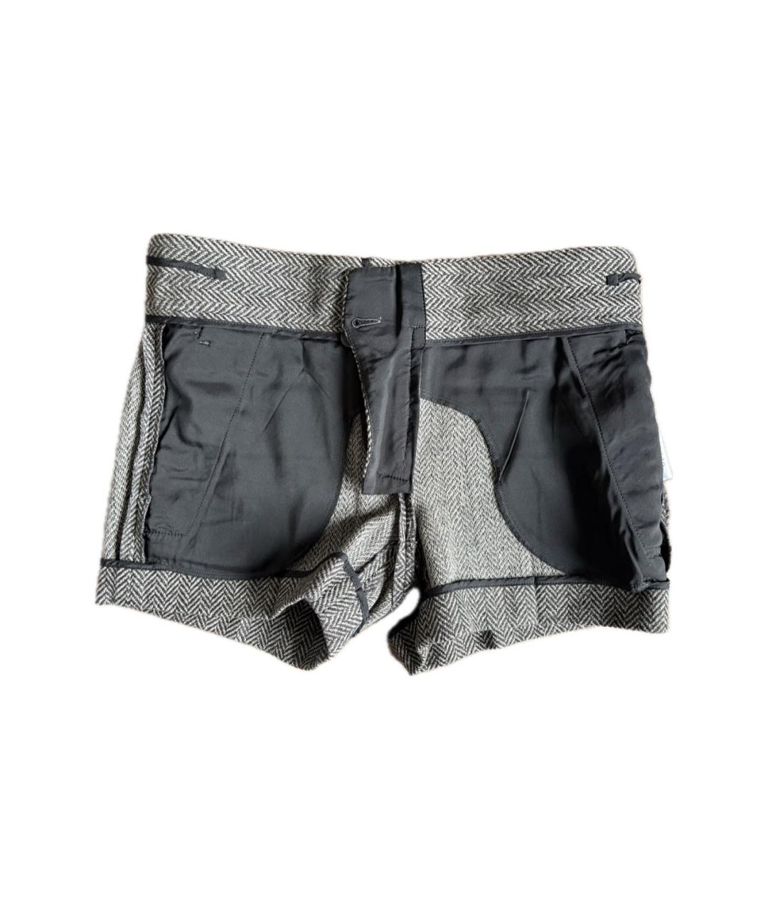 GUCCI Коричневые шерстяные шорты, фото 5