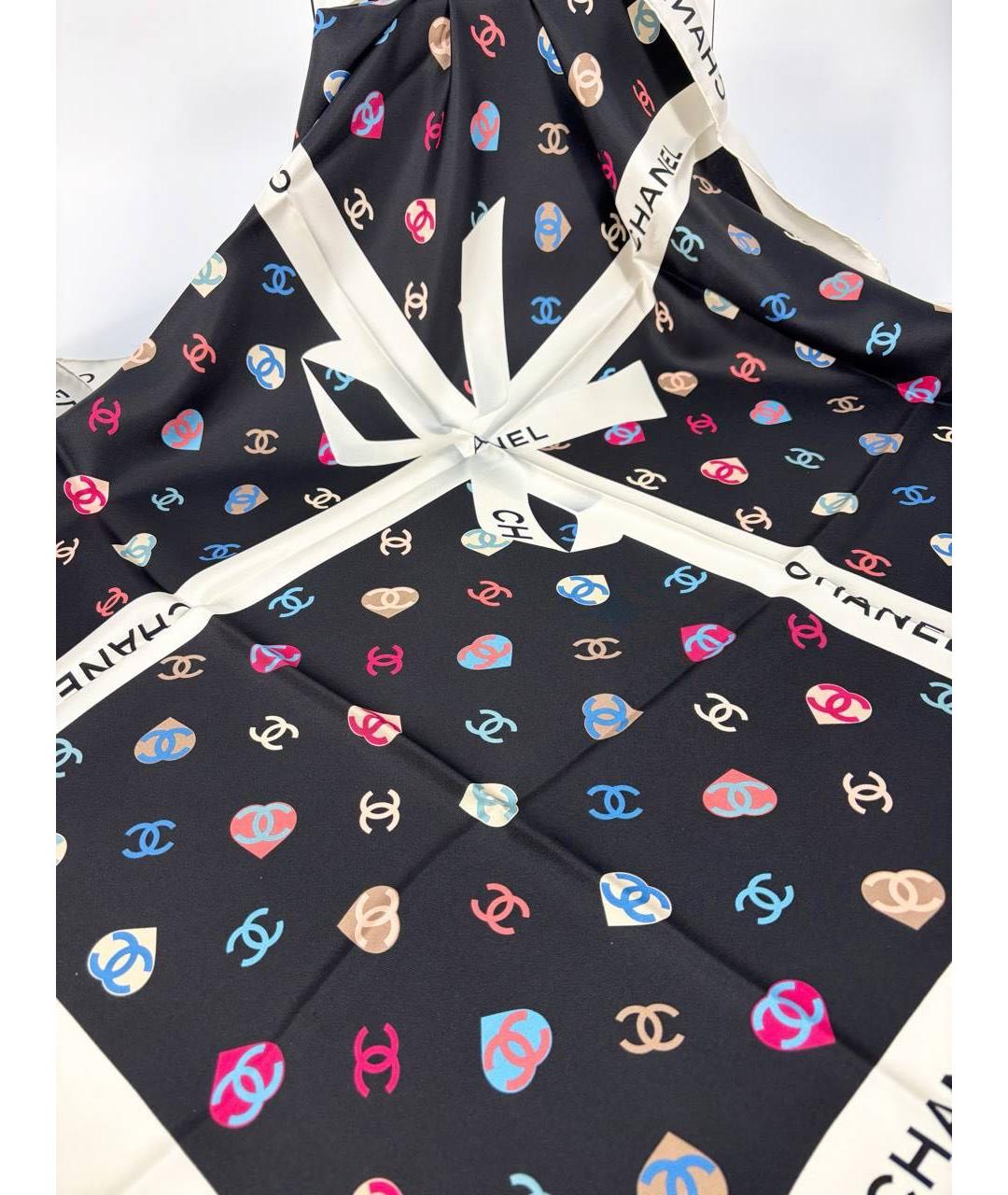 CHANEL Мульти шелковый платок, фото 3