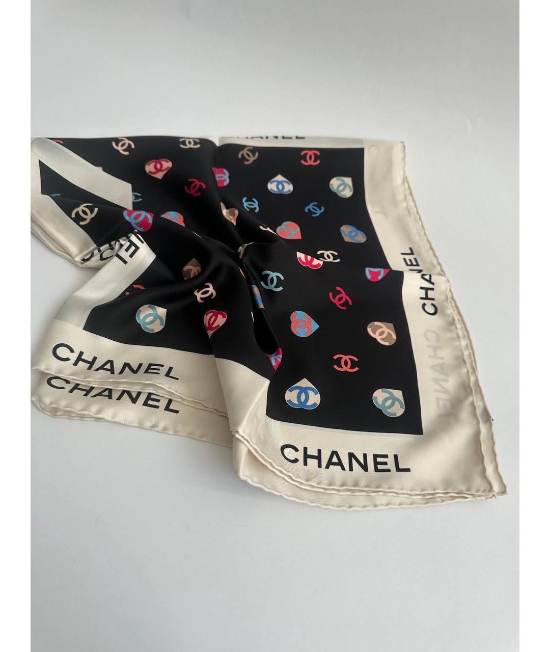CHANEL Мульти шелковый платок, фото 5