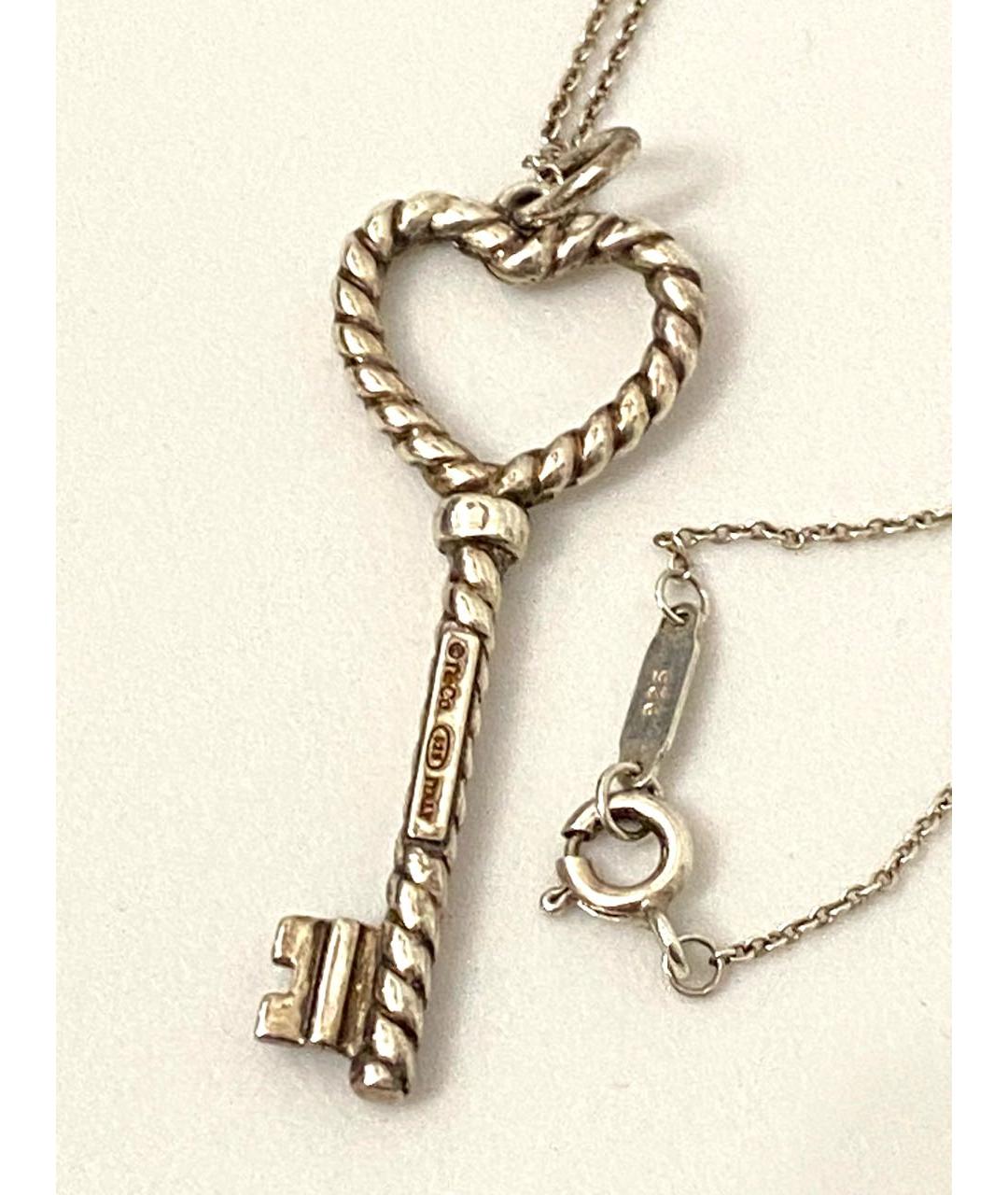 TIFFANY&CO Серебрянный серебряный кулон, фото 3