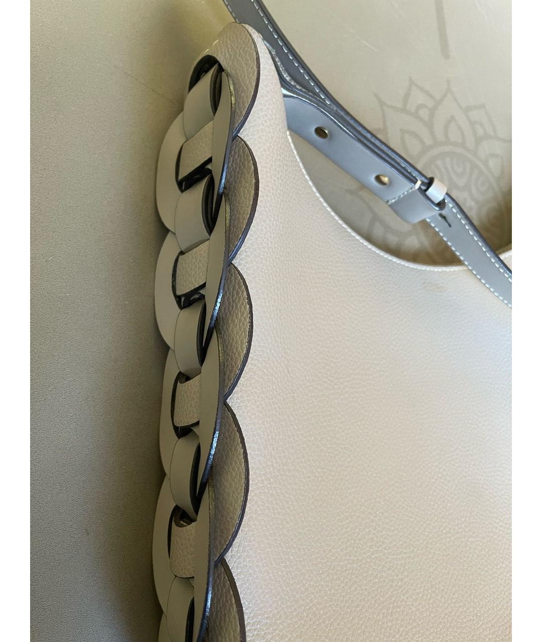 CHLOE Бежевая кожаная сумка через плечо, фото 3