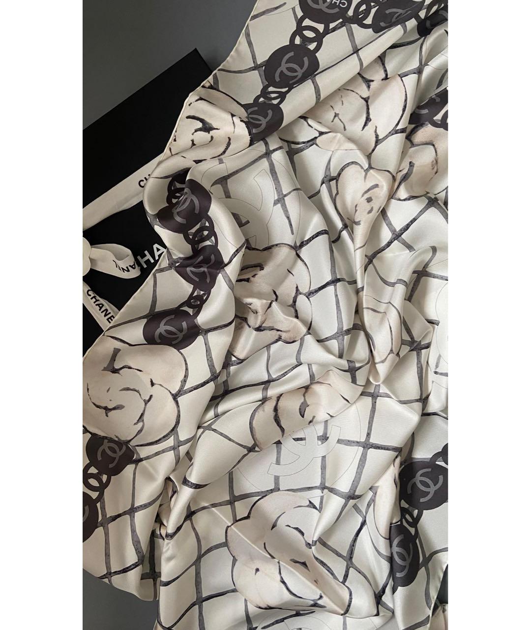 CHANEL Мульти шелковый платок, фото 2