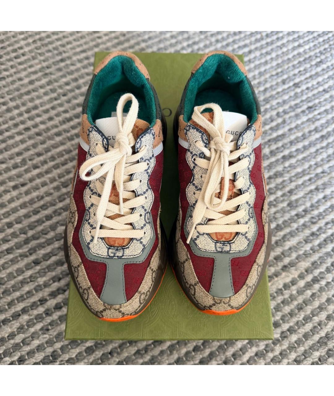 GUCCI Мульти текстильные кроссовки, фото 3