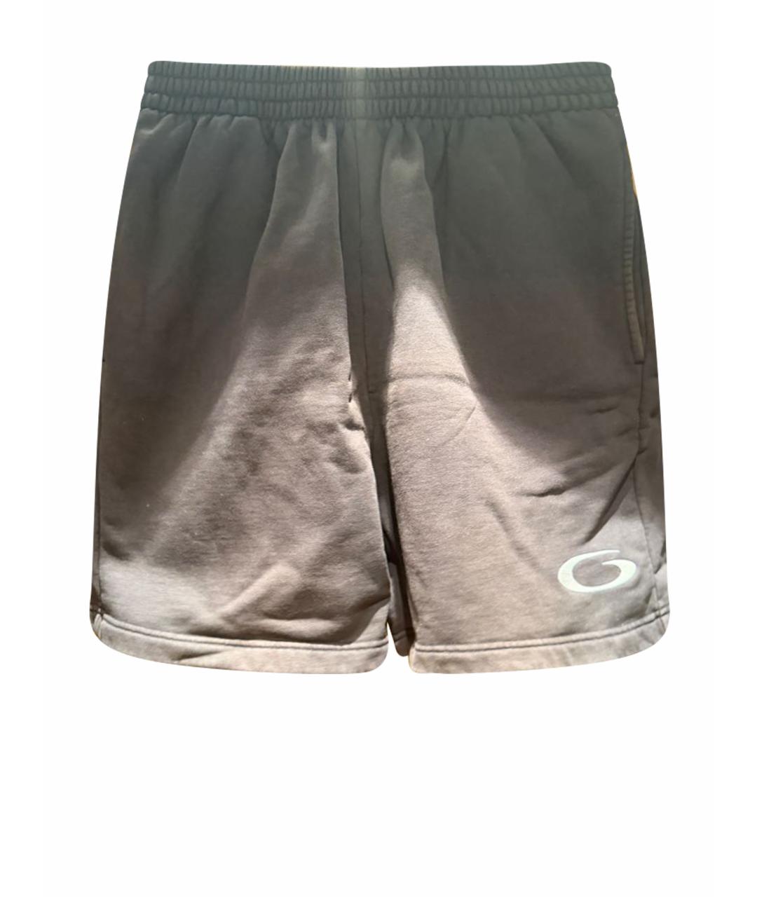 BALENCIAGA Хаки хлопковые шорты, фото 1