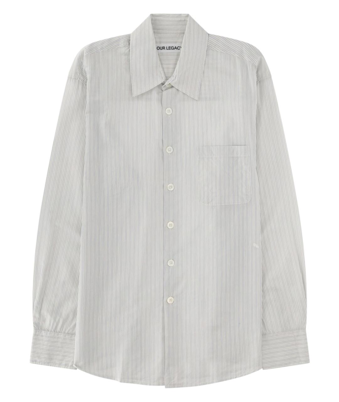 OUR LEGACY Белая хлопковая кэжуал рубашка, фото 1
