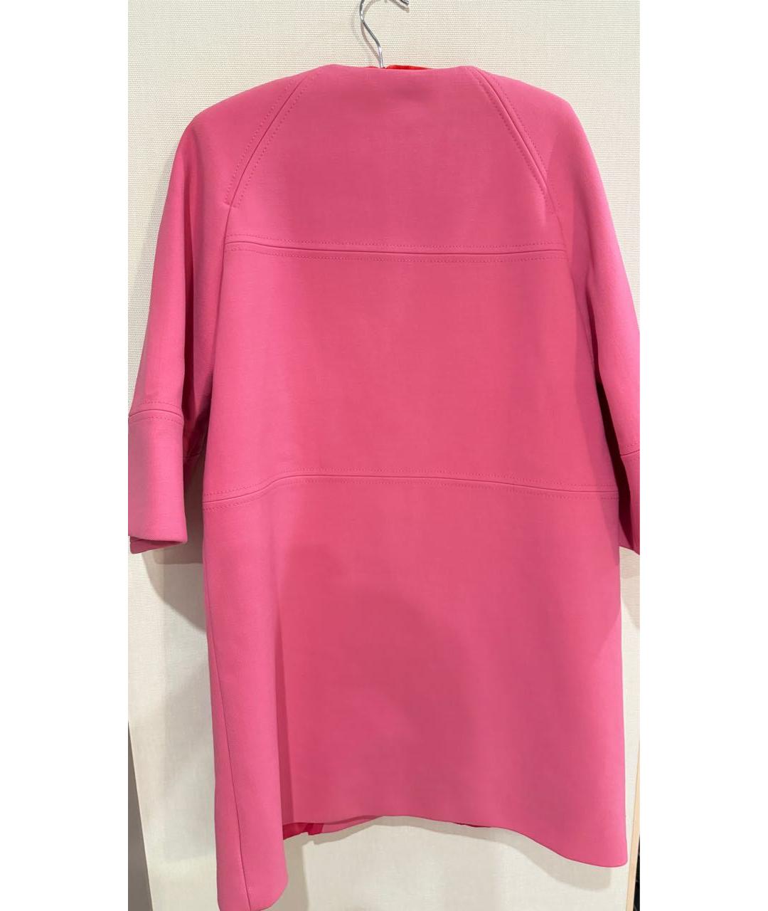 RED VALENTINO Розовое хлопковое пальто, фото 2