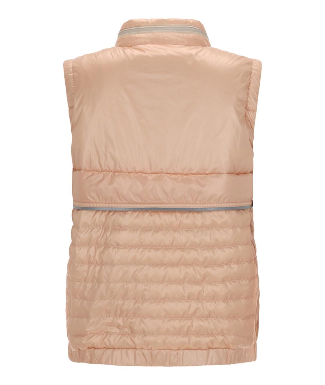 MONCLER GRENOBLE Розовый полиамидовый жилет, фото 2
