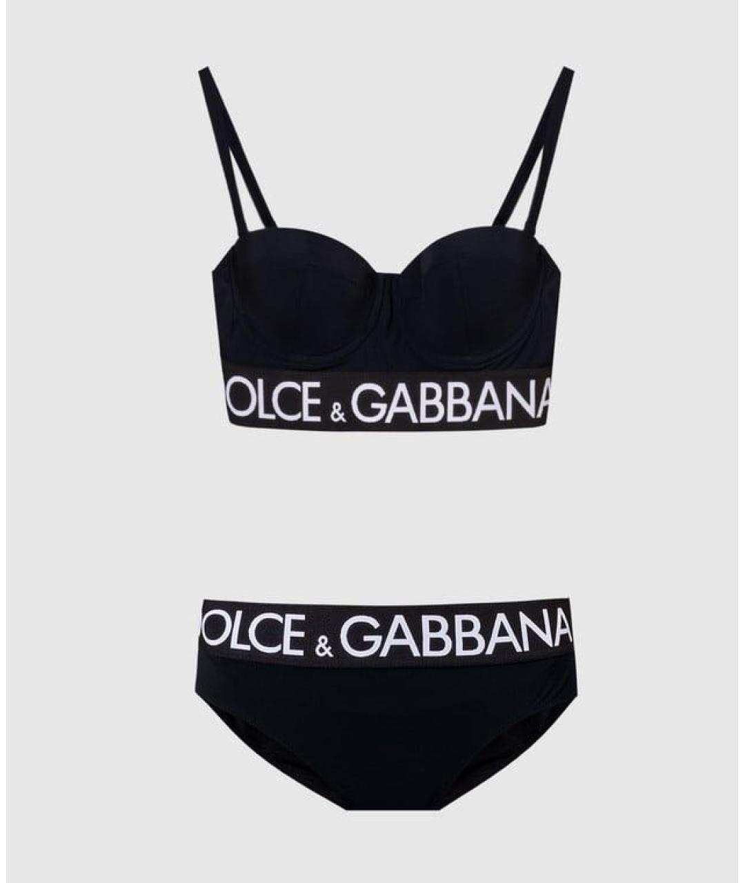 DOLCE&GABBANA Черный купальник, фото 5