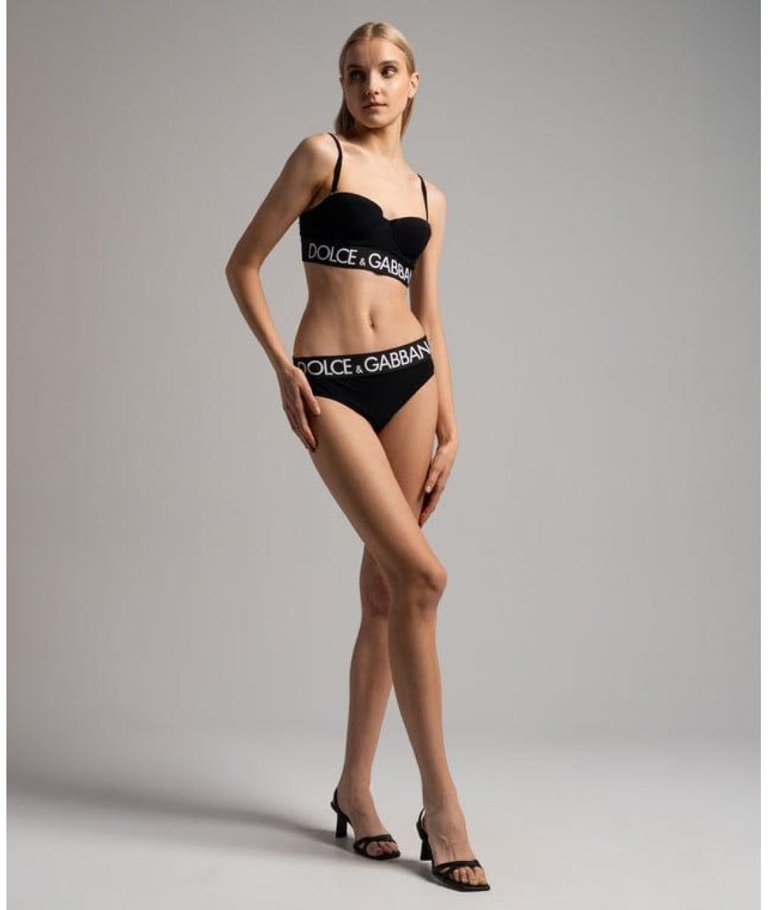 DOLCE&GABBANA Черный купальник, фото 2
