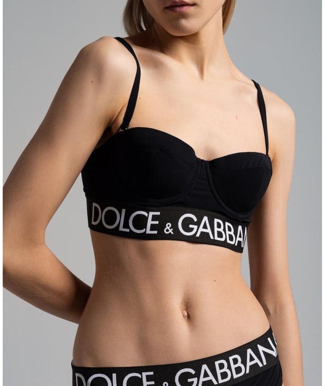 DOLCE&GABBANA Черный купальник, фото 4