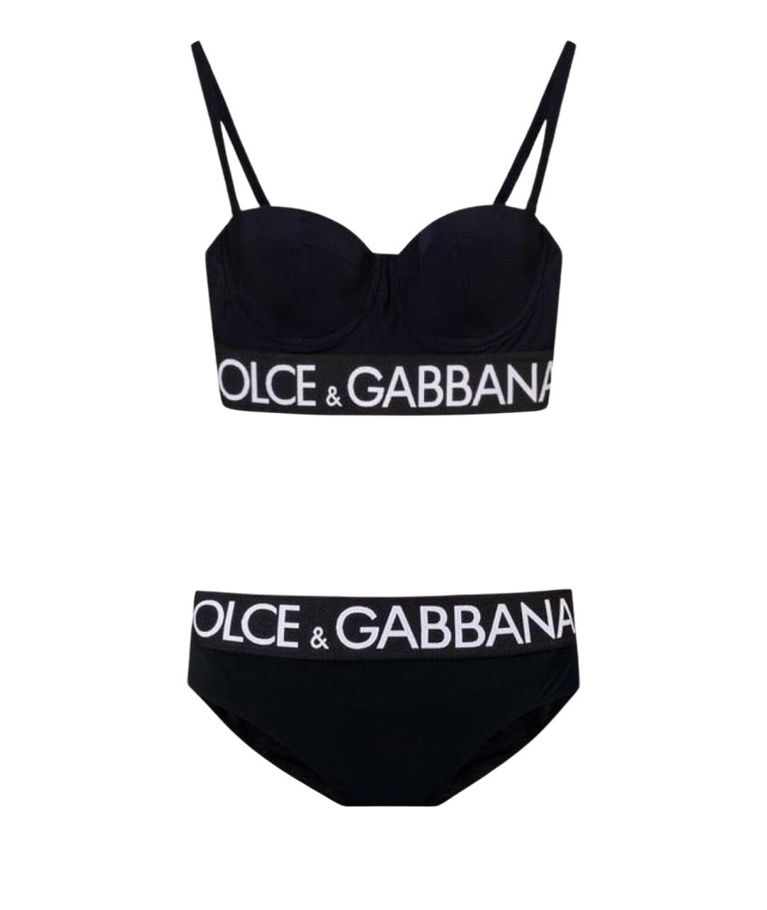 DOLCE&GABBANA Черный купальник, фото 1