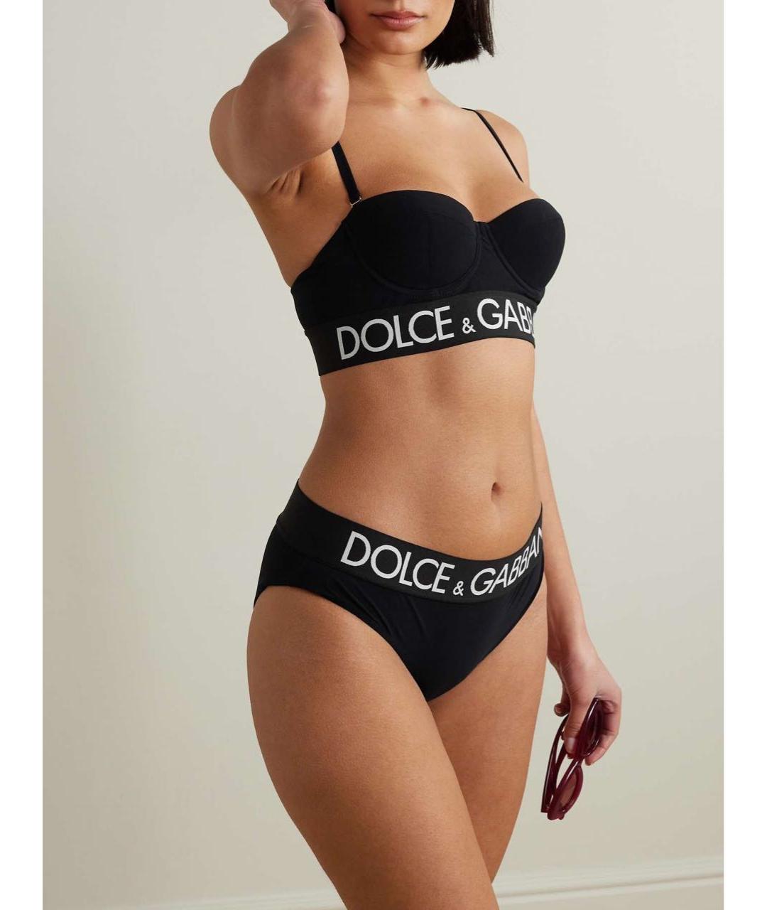 DOLCE&GABBANA Черный купальник, фото 3