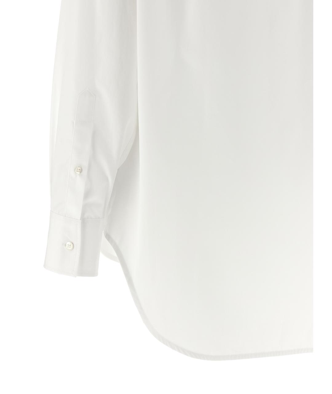 MAISON MARGIELA Белая хлопковая рубашка, фото 5