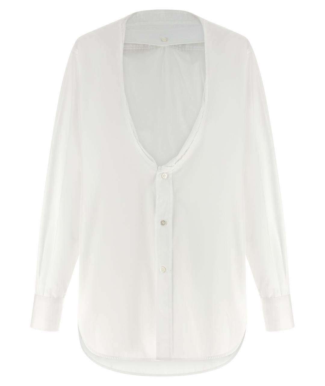 MAISON MARGIELA Белая хлопковая рубашка, фото 2