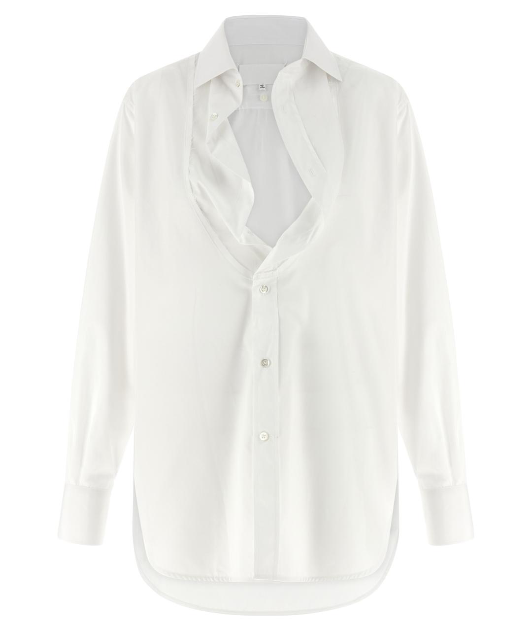 MAISON MARGIELA Белая хлопковая рубашка, фото 1