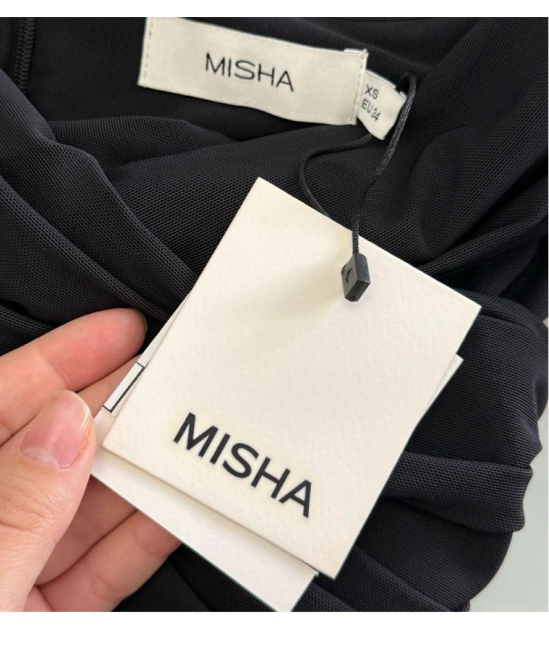 MISHA COLLECTION Черный полиэстеровый комбинезон, фото 6