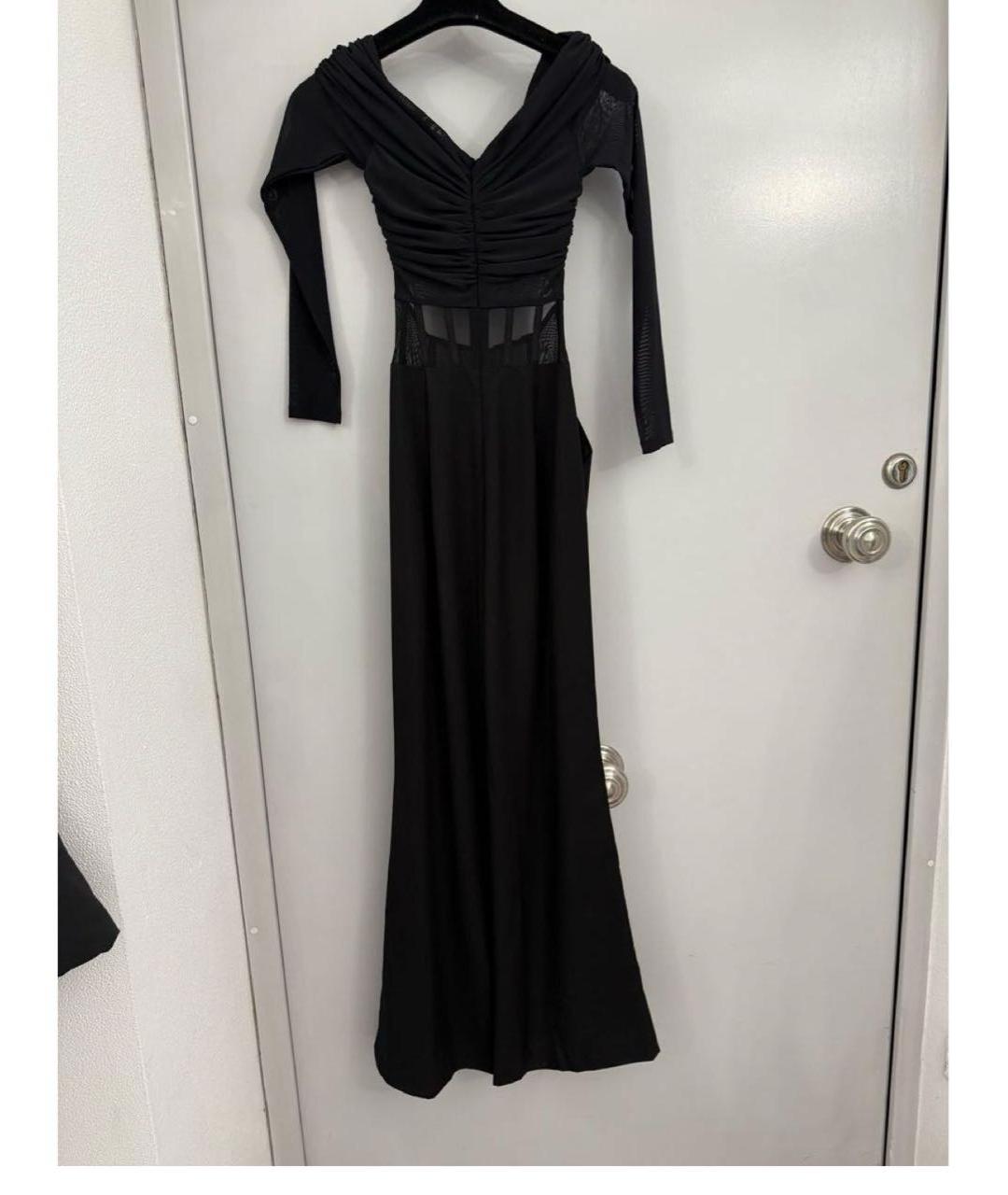 MISHA COLLECTION Черный полиэстеровый комбинезон, фото 2