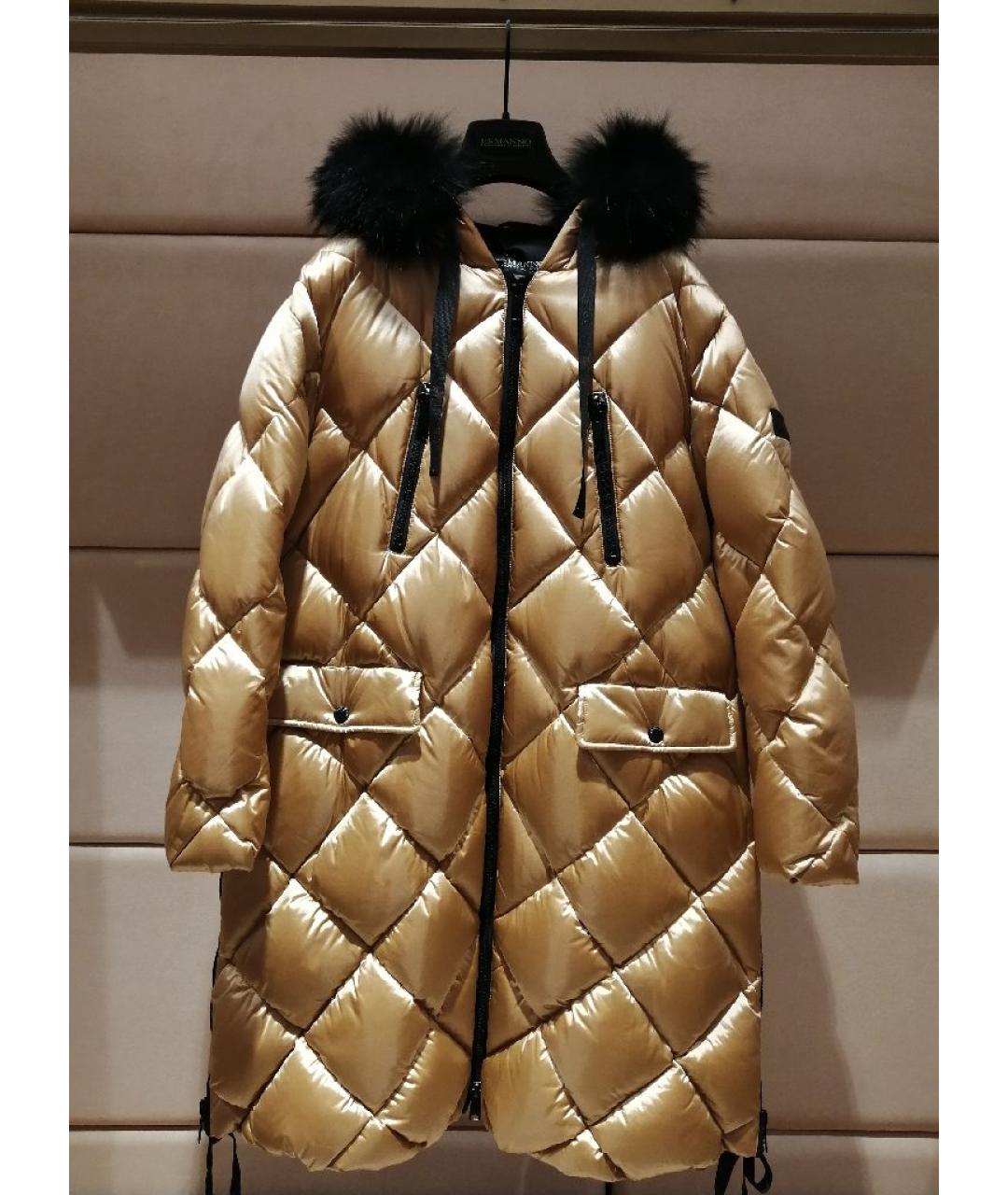 ERMANNO SCERVINO Золотое пальто, фото 3