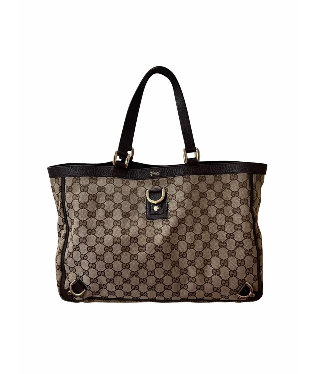 GUCCI Коричневая сумка тоут, фото 1