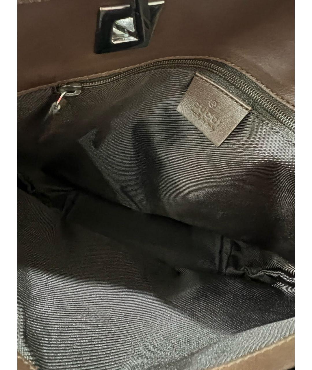 GUCCI Коричневая сумка тоут, фото 4