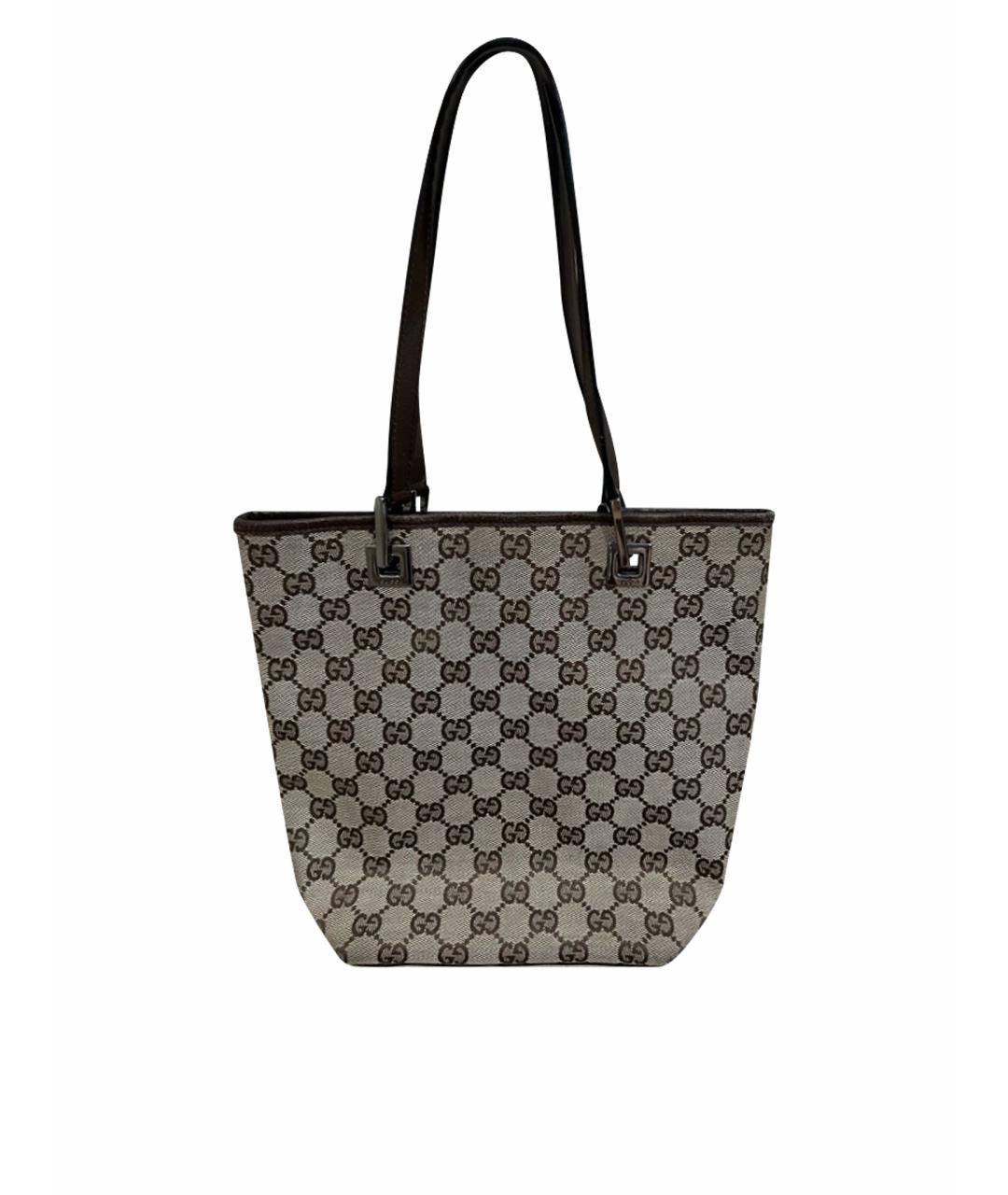 GUCCI Коричневая сумка тоут, фото 1