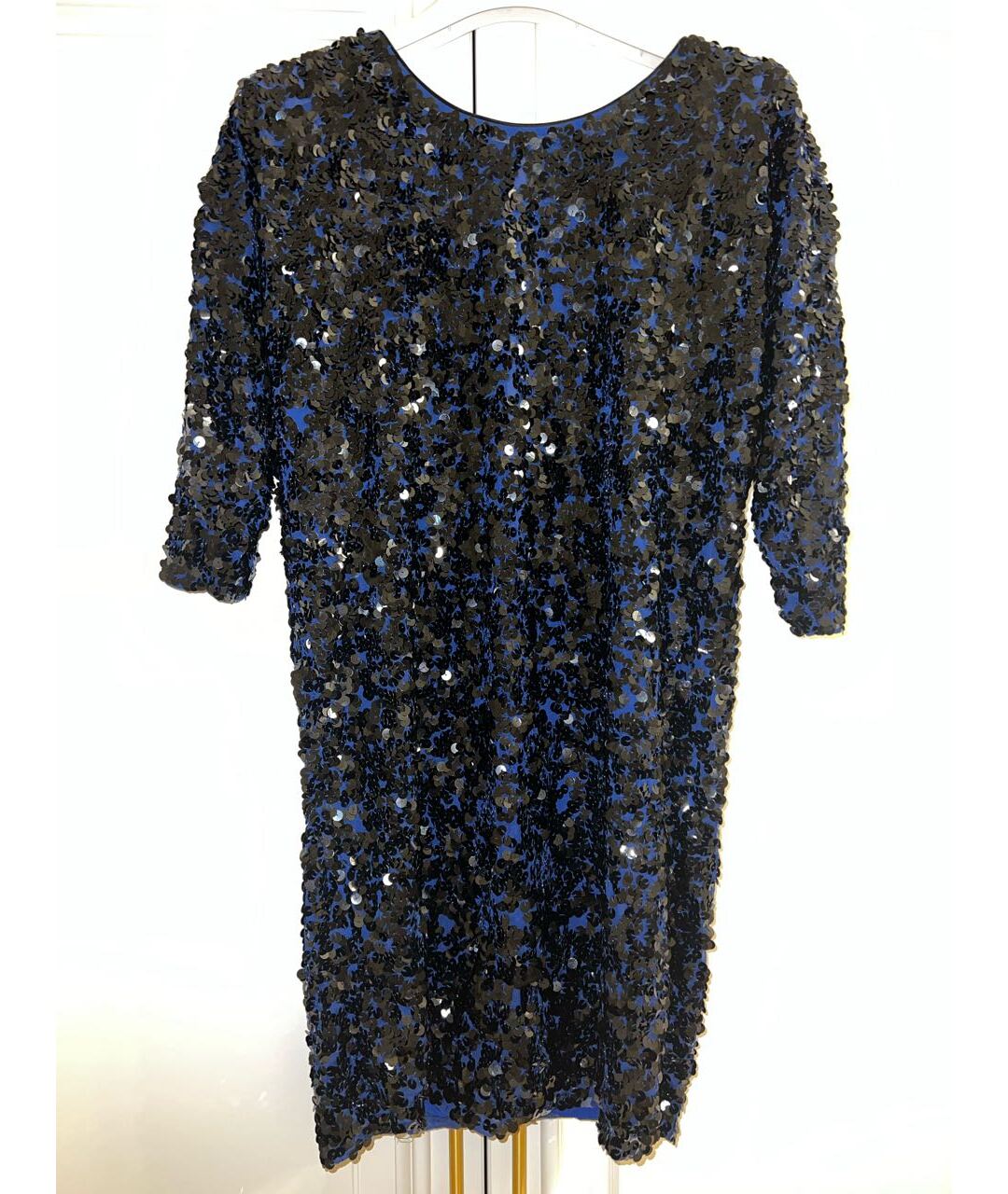 MARC CAIN Темно-синее синтетическое повседневное платье, фото 5