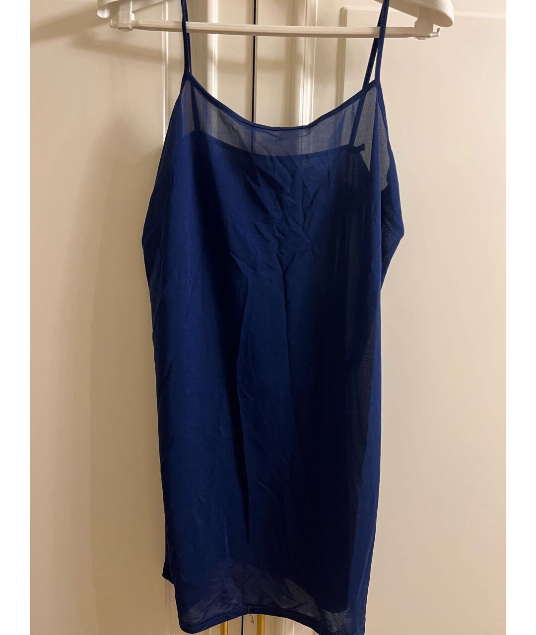 MARC CAIN Темно-синее синтетическое повседневное платье, фото 4