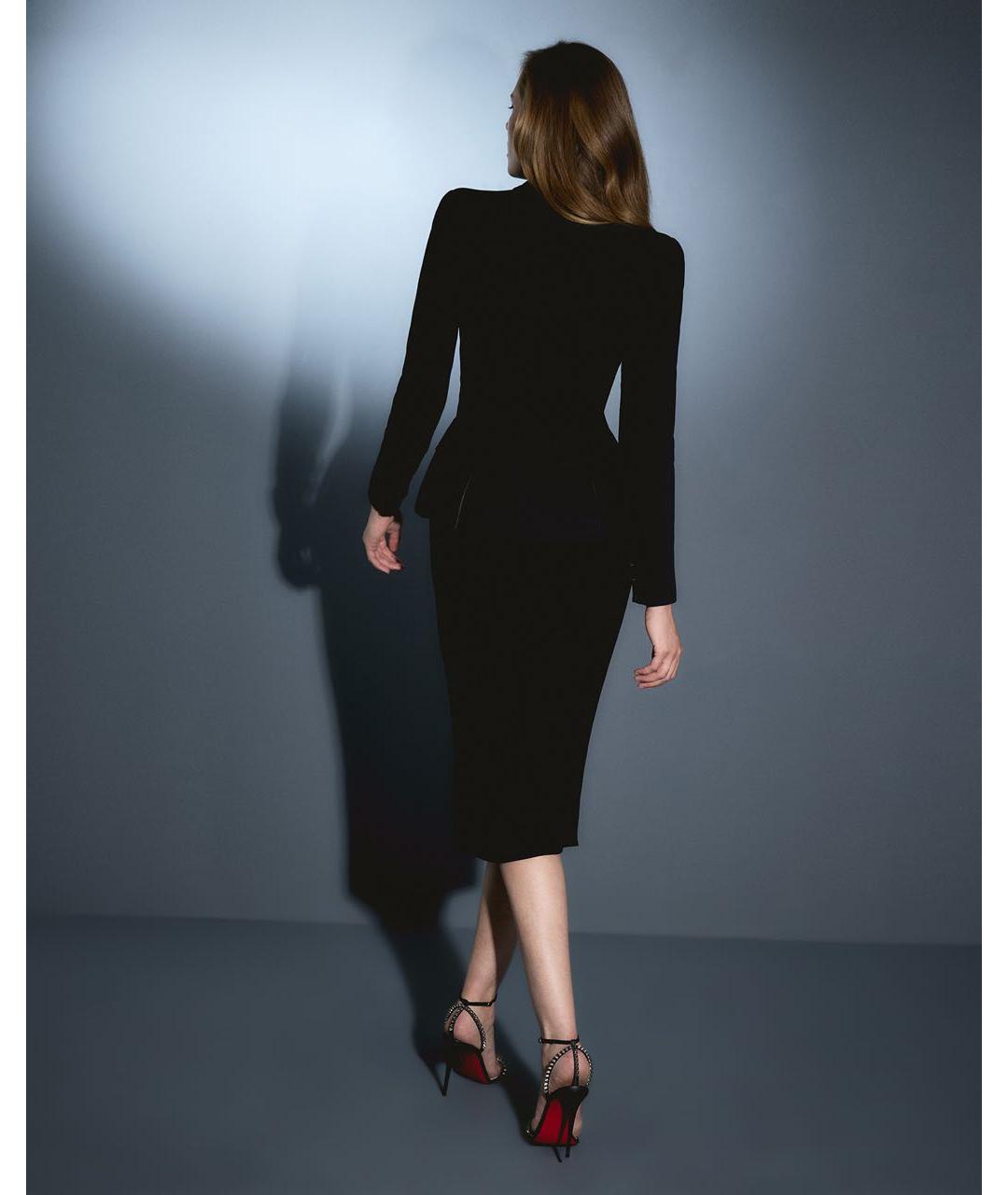 AGENT PROVOCATEUR Черный вискозный жакет/пиджак, фото 6