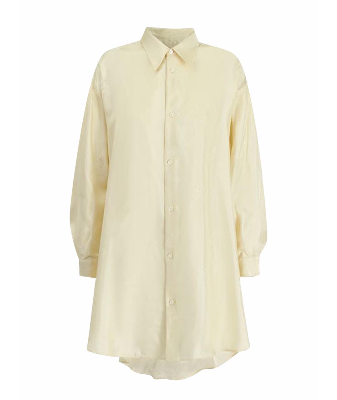 MM6 MAISON MARGIELA Желтое вискозное платье, фото 1