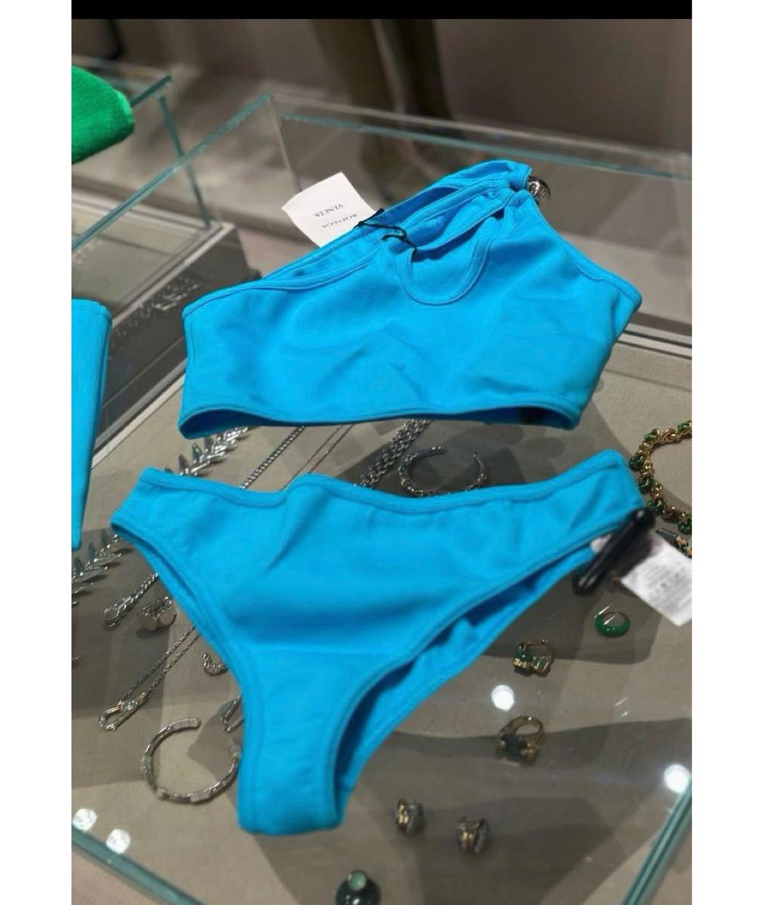 BOTTEGA VENETA Голубой купальник, фото 2