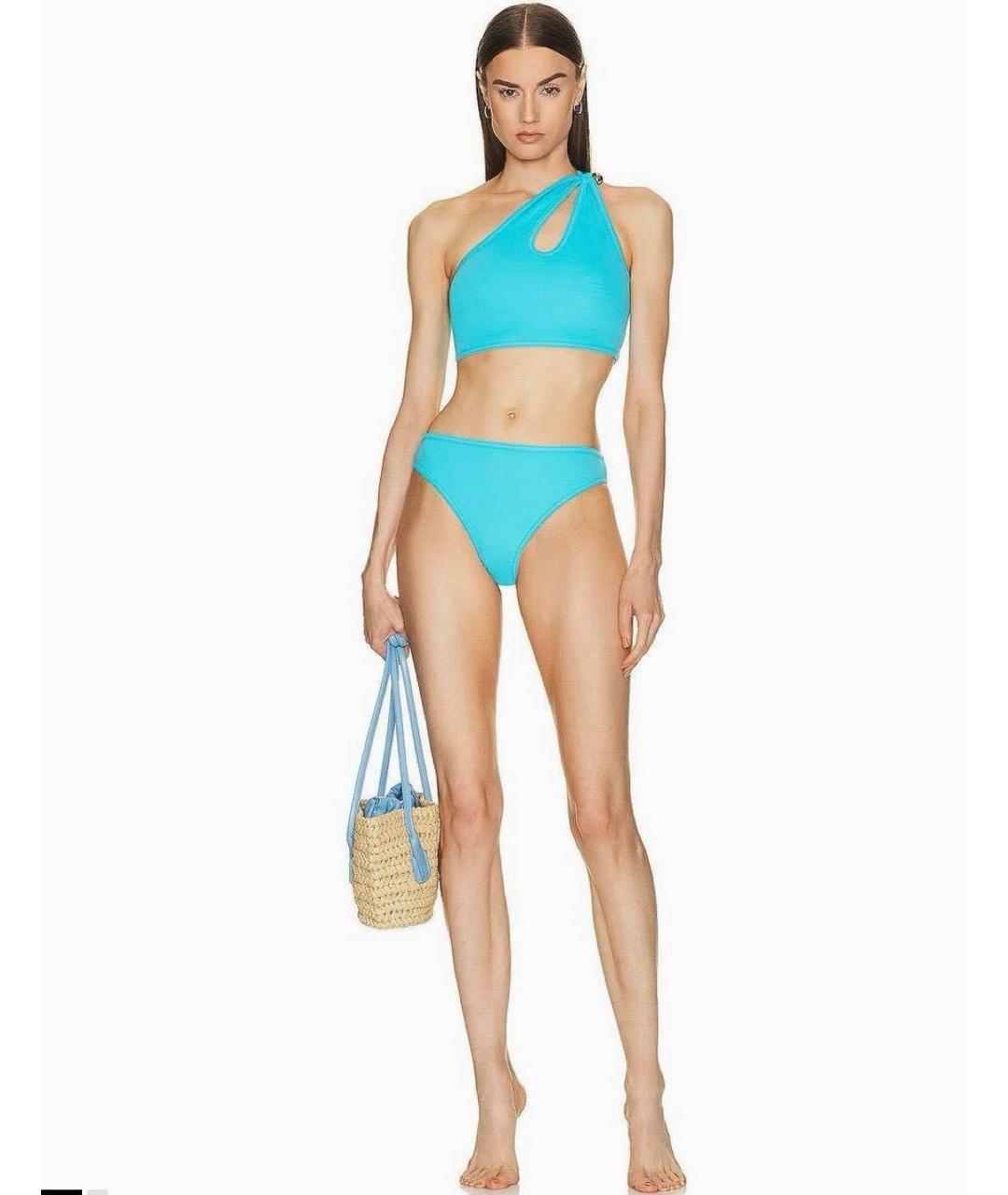 BOTTEGA VENETA Голубой купальник, фото 3