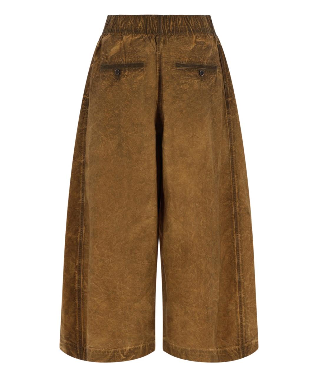 UMA WANG Коричневые хлопковые кюлоты, фото 2