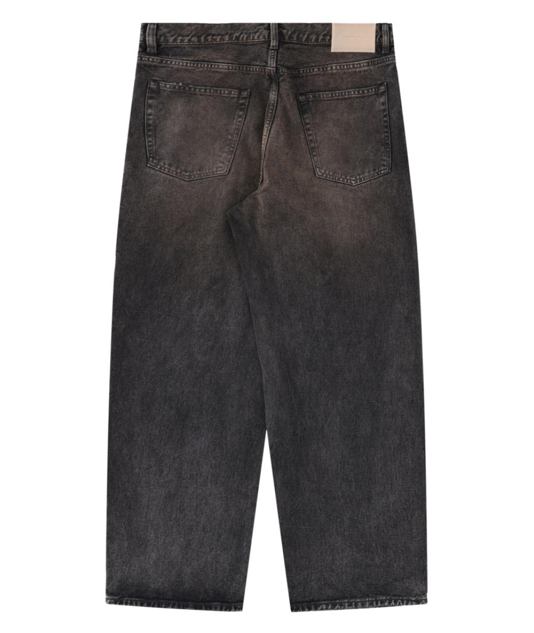 OUR LEGACY Черные хлопковые прямые джинсы, фото 2