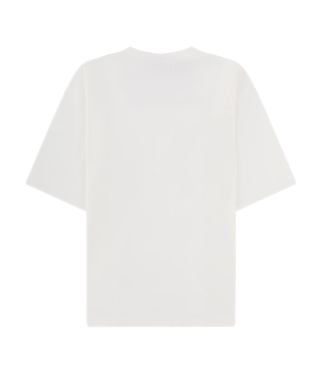 DSQUARED2 Белая хлопковая футболка, фото 2