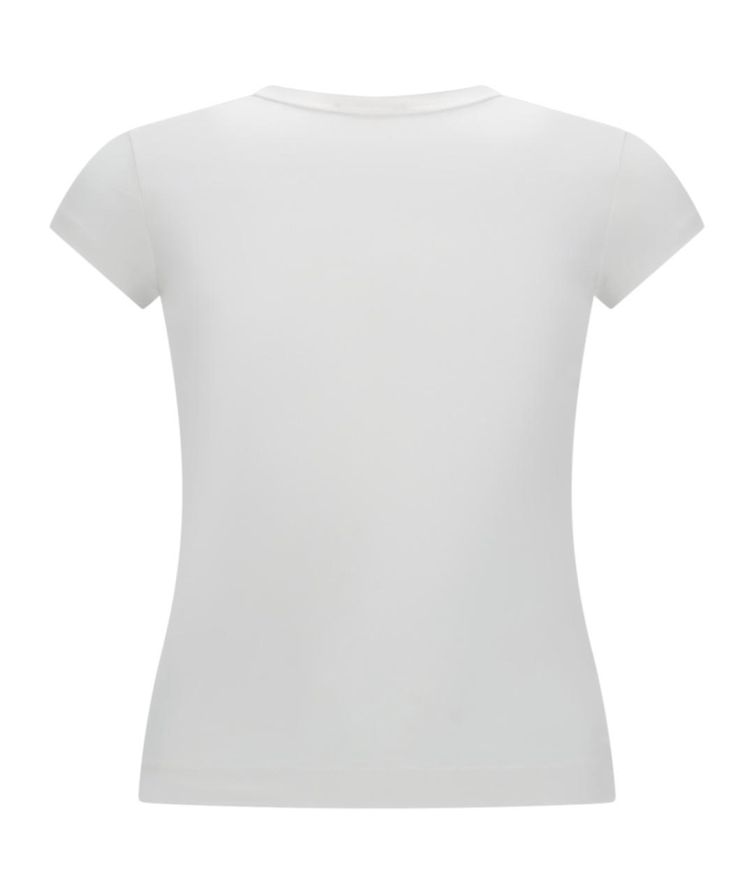 DIESEL Белая хлопковая футболка, фото 2