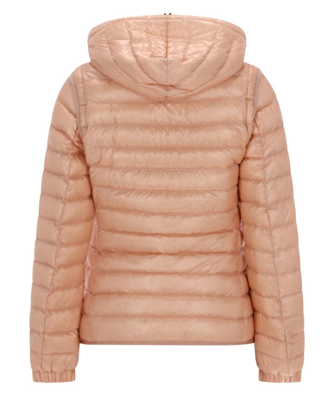 MONCLER GRENOBLE Розовая полиамидовая куртка, фото 2