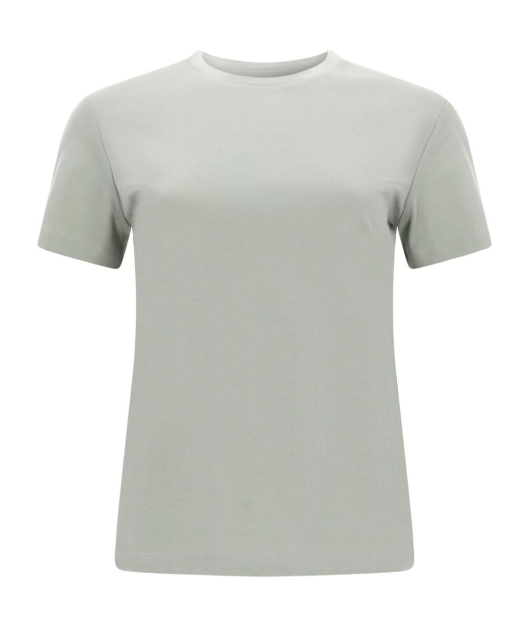 MAX MARA Зеленая хлопковая футболка, фото 1