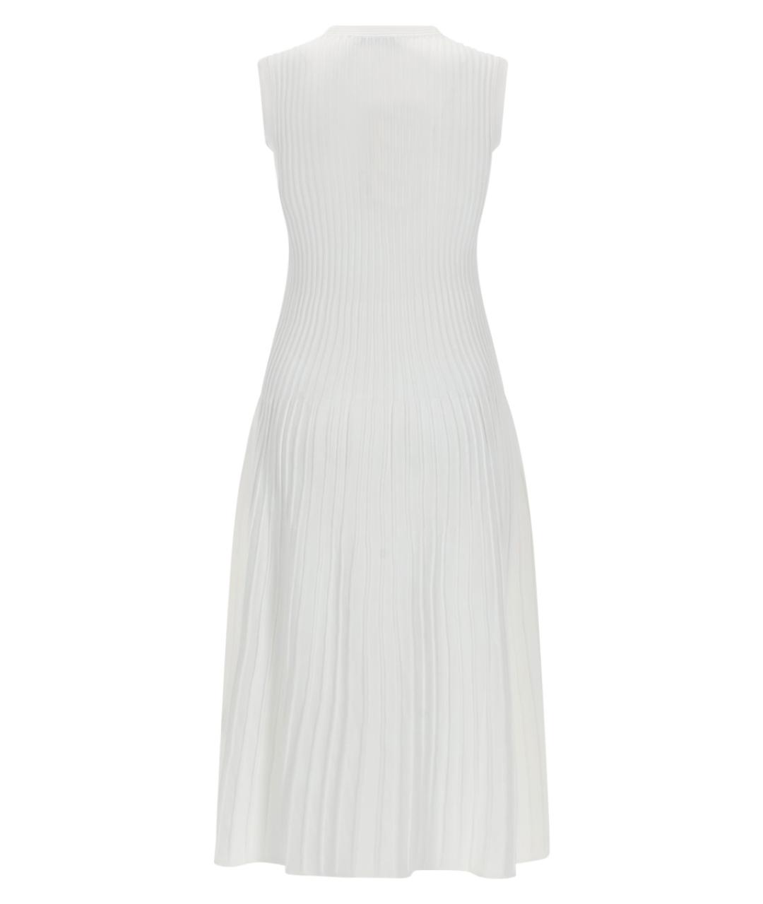 MAX MARA Белое вискозное повседневное платье, фото 2