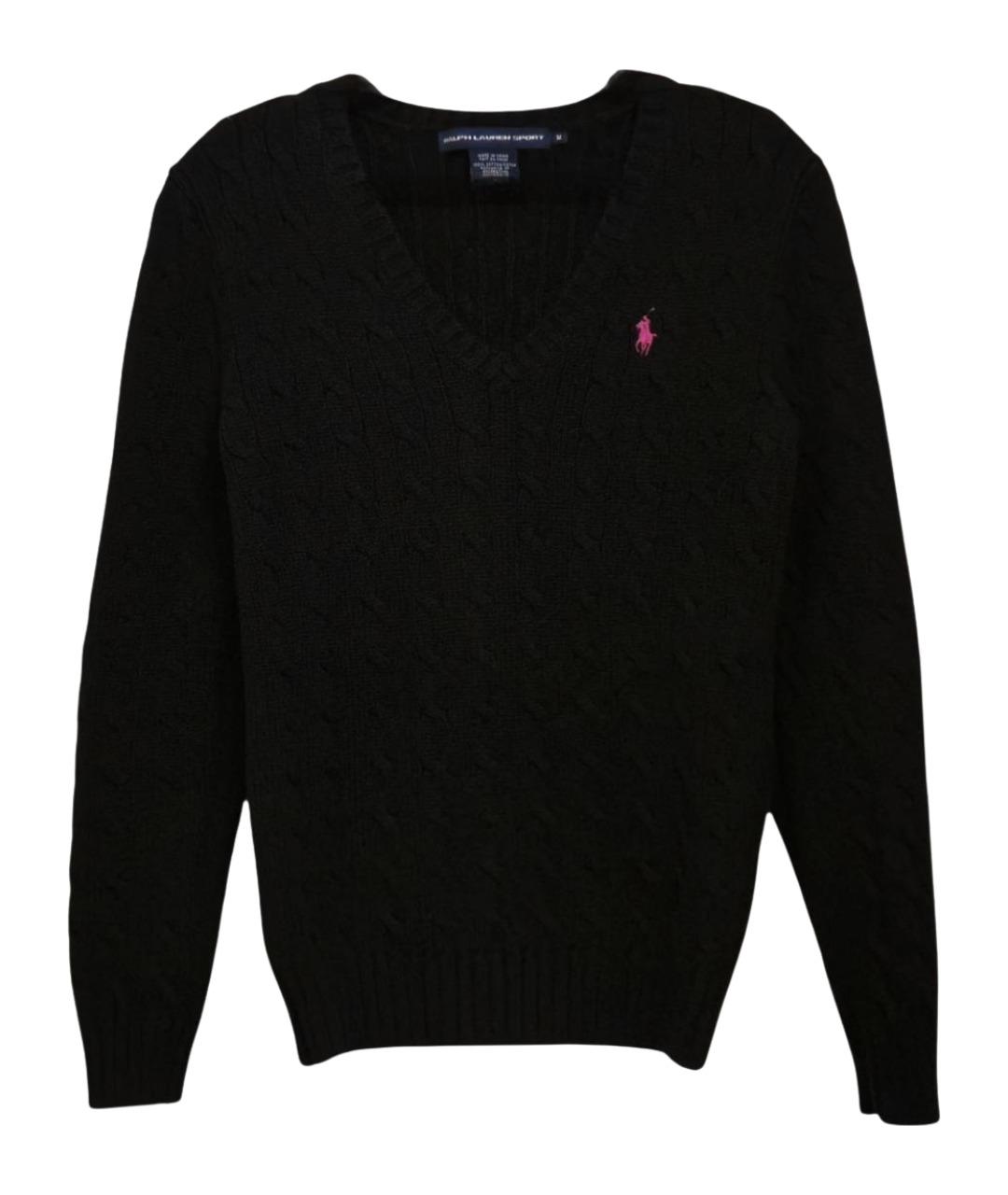 POLO RALPH LAUREN Черный хлопковый джемпер / свитер, фото 11