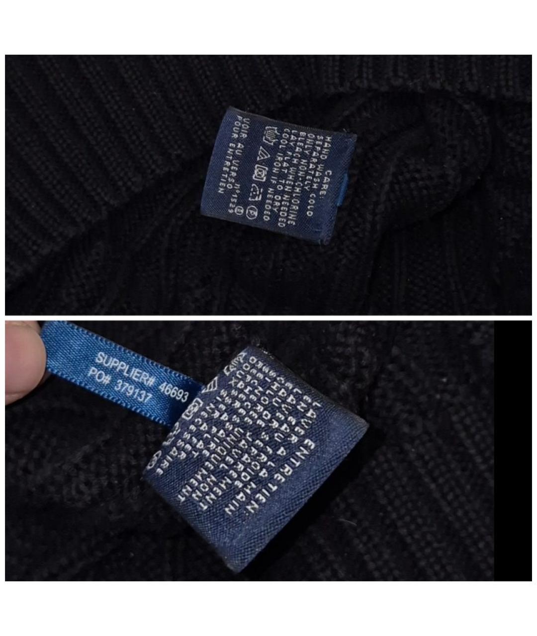 POLO RALPH LAUREN Черный хлопковый джемпер / свитер, фото 8