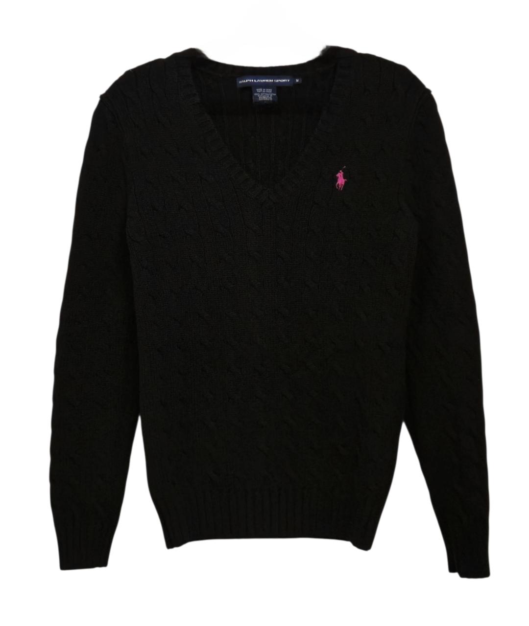POLO RALPH LAUREN Черный хлопковый джемпер / свитер, фото 10