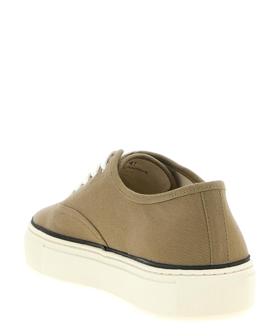 JACQUEMUS Зеленые текстильные низкие кроссовки / кеды, фото 2