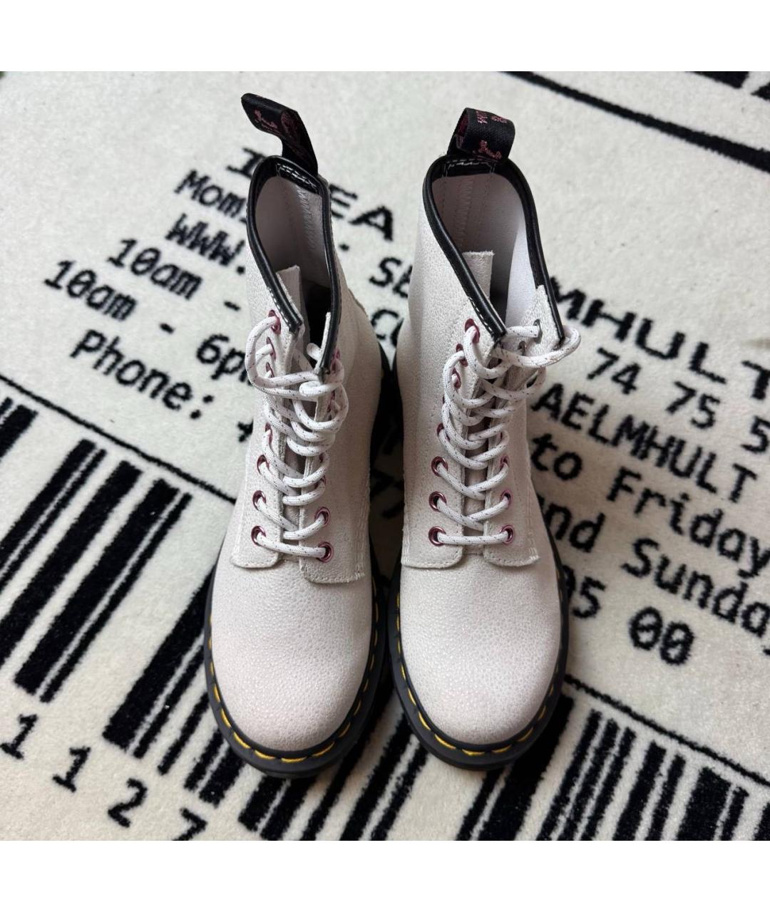 DR. MARTENS Белые ботинки, фото 2