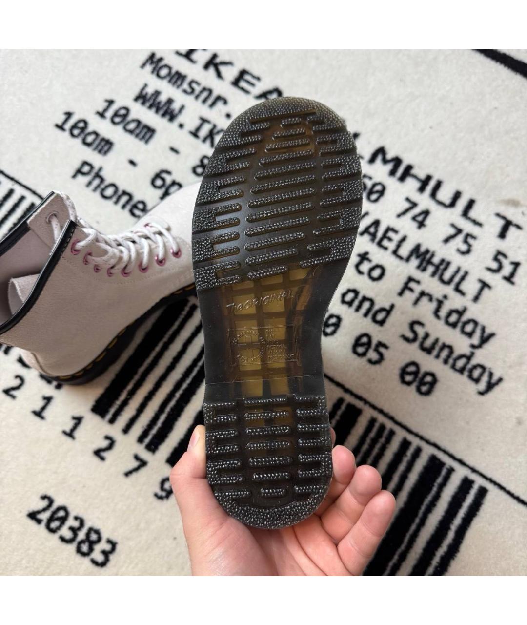 DR. MARTENS Белые ботинки, фото 5