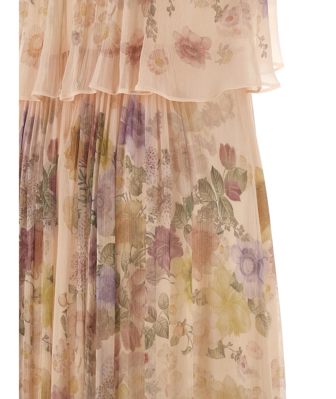 TWIN-SET Мульти вискозное платье, фото 4