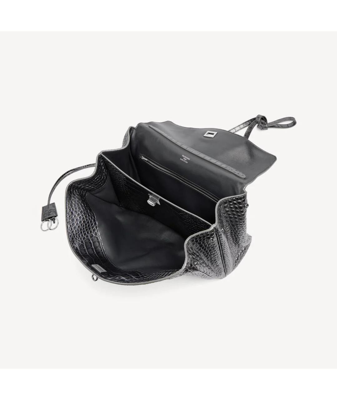 BALENCIAGA Серая кожаная сумка тоут, фото 2